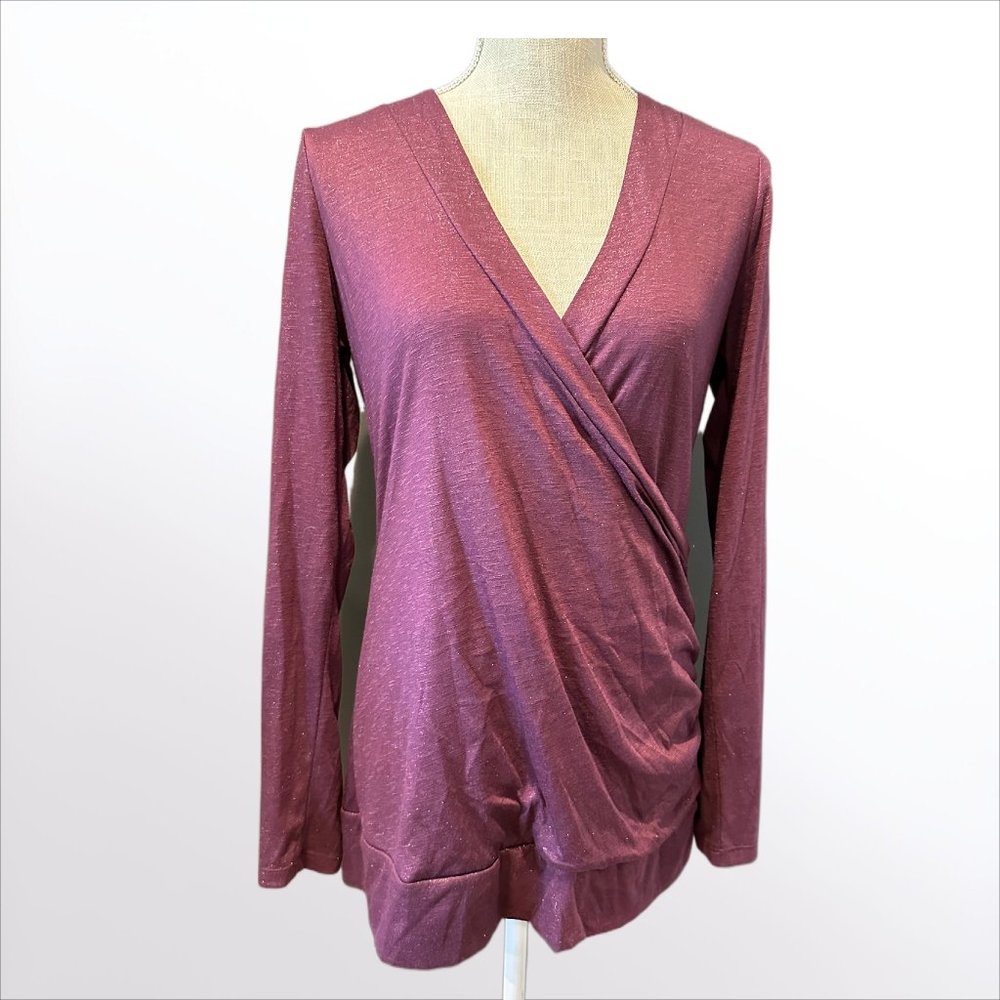 Women's Purple Vanity Long Sleeve Top